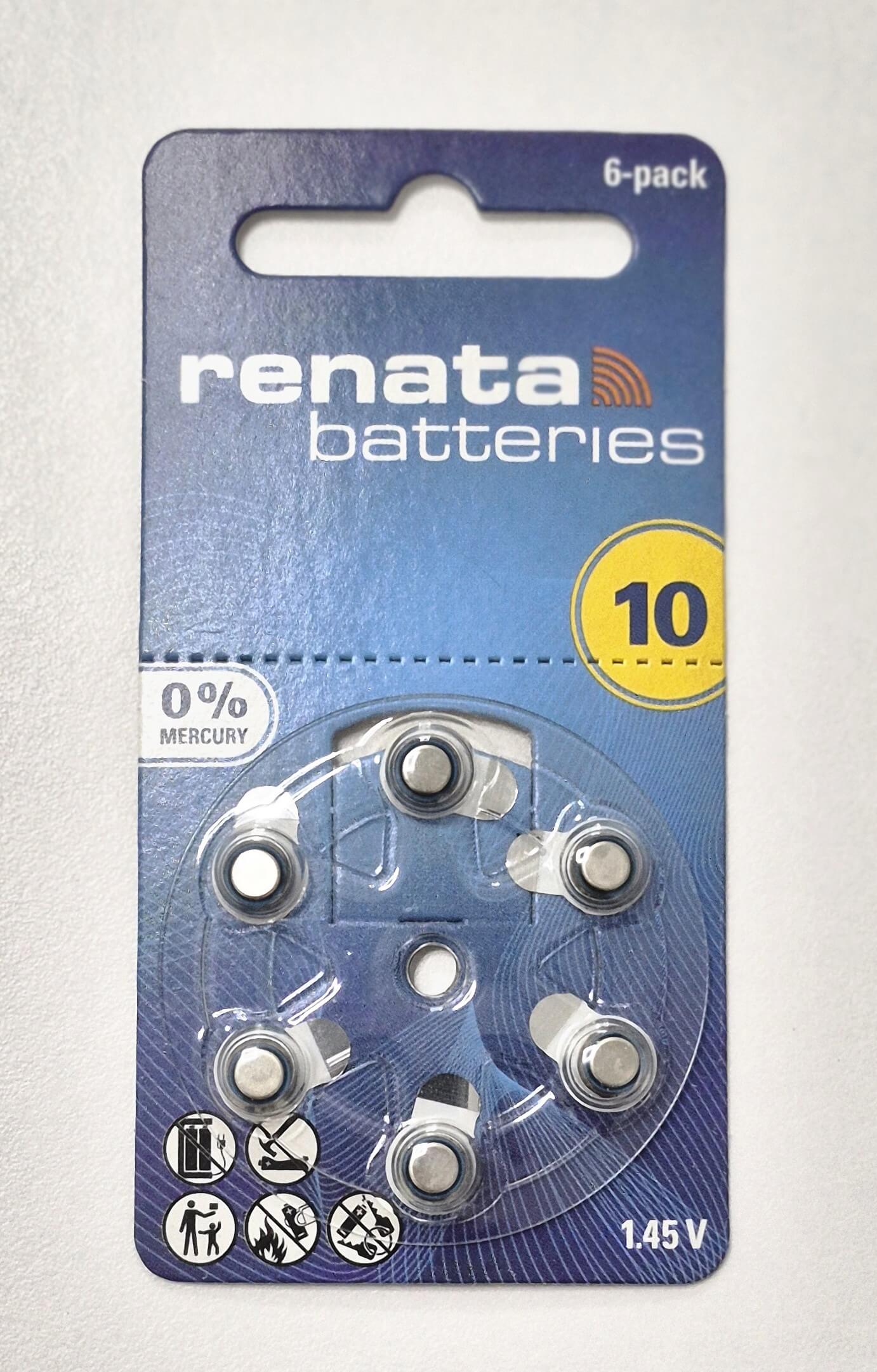 Батарейки Renata 10